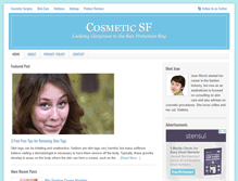 Tablet Screenshot of cosmeticsf.com